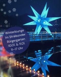 Winterlounge im Stralsunder Bürgergarten Sa & So • 11–17 Uhr
